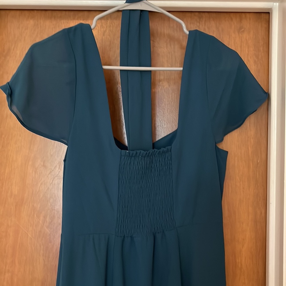 Bohme Deep Teal Maxi Dress - Picture 2 of 6